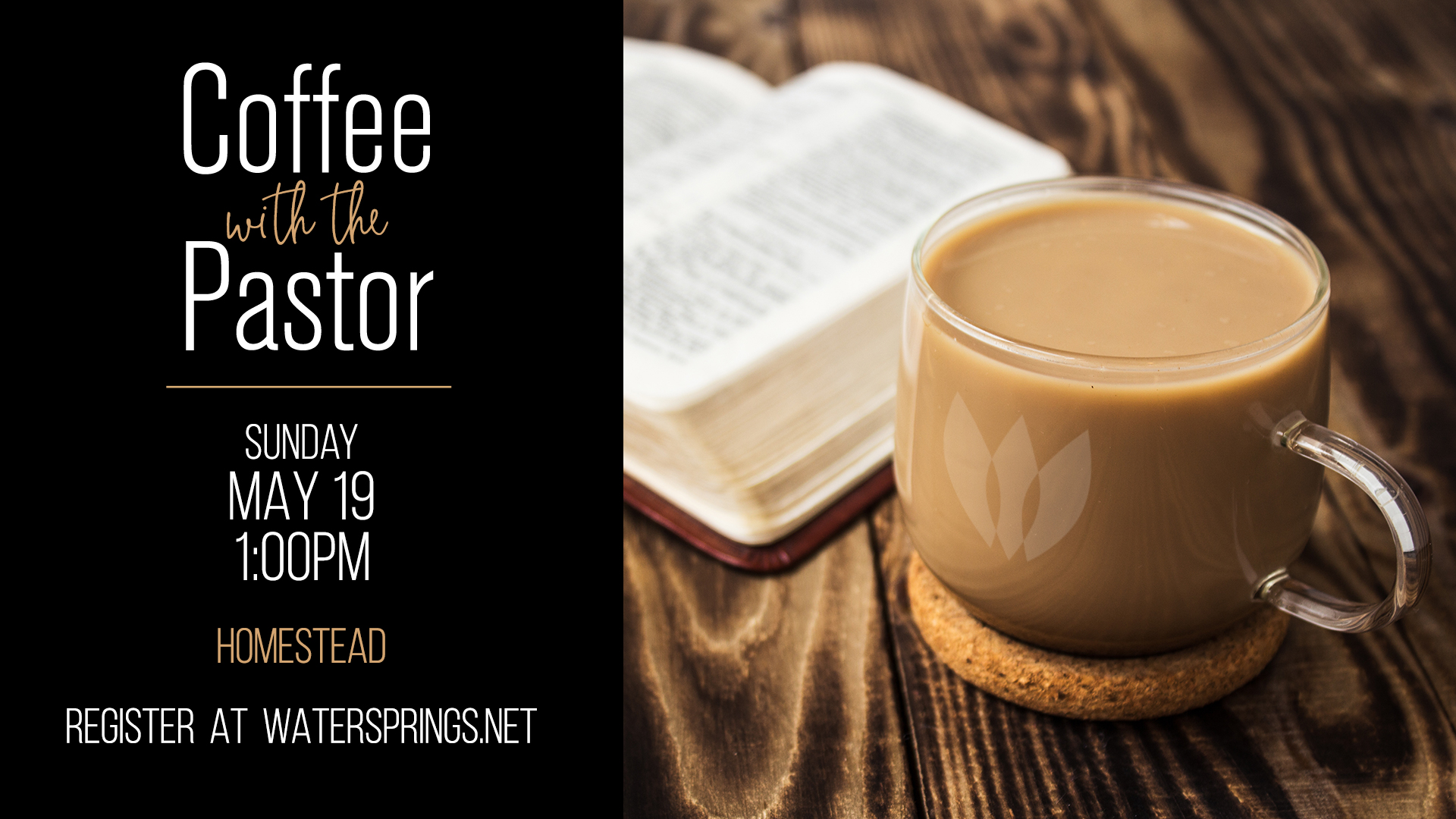 May Coffee with the Pastor