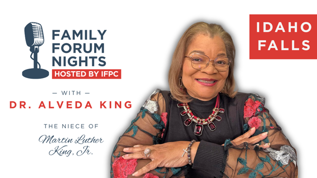 2026 KING_FFN_Header Image Family Forum Nights with Dr. Alveda King Oct 9