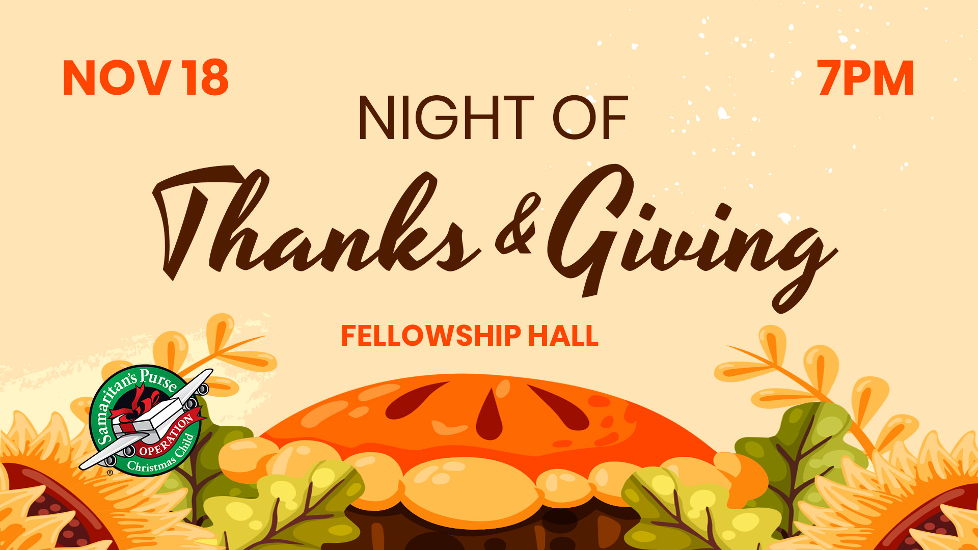 NTG_VA Nov 18 7pm<br />
Night of Thanks & Giving<br />
Fellowship Hall